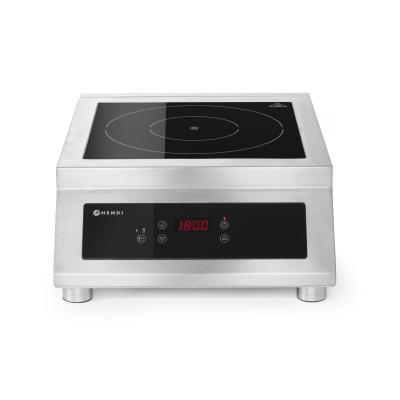 Indukční vařič 5000 D, HENDI, Profi Line, 400V/5000W, 398x525x(H)175mm | 239322